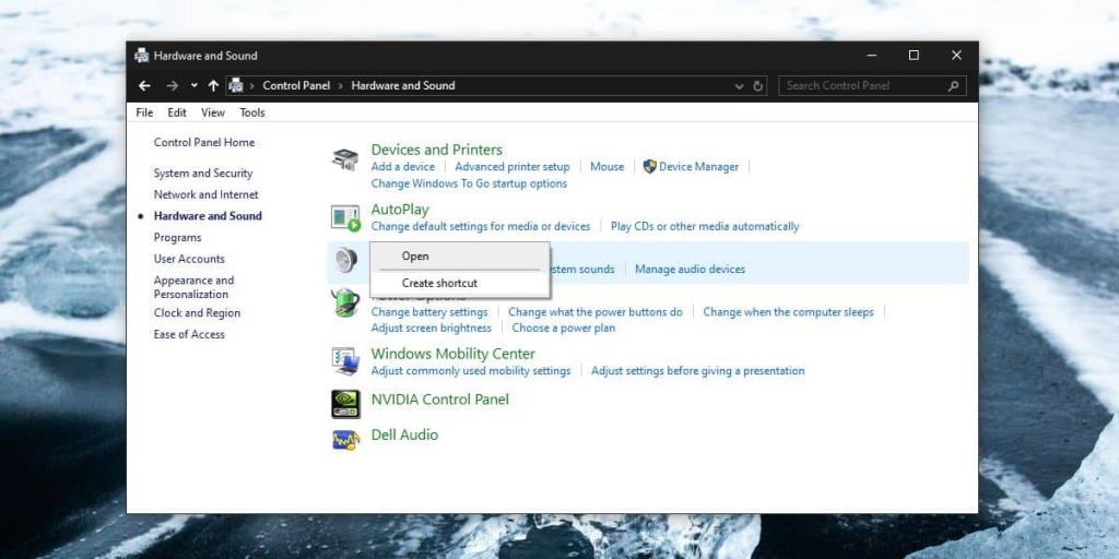 Come accedere alle impostazioni audio del pannello di controllo su Windows 10 1903