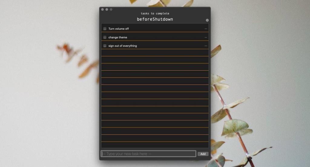 Cách tạo danh sách việc cần làm kích hoạt khi tắt trên macOS