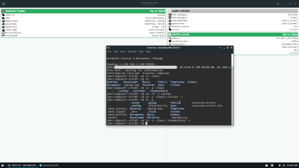 Como sincronizar arquivos de configuração no Linux com Syncthing