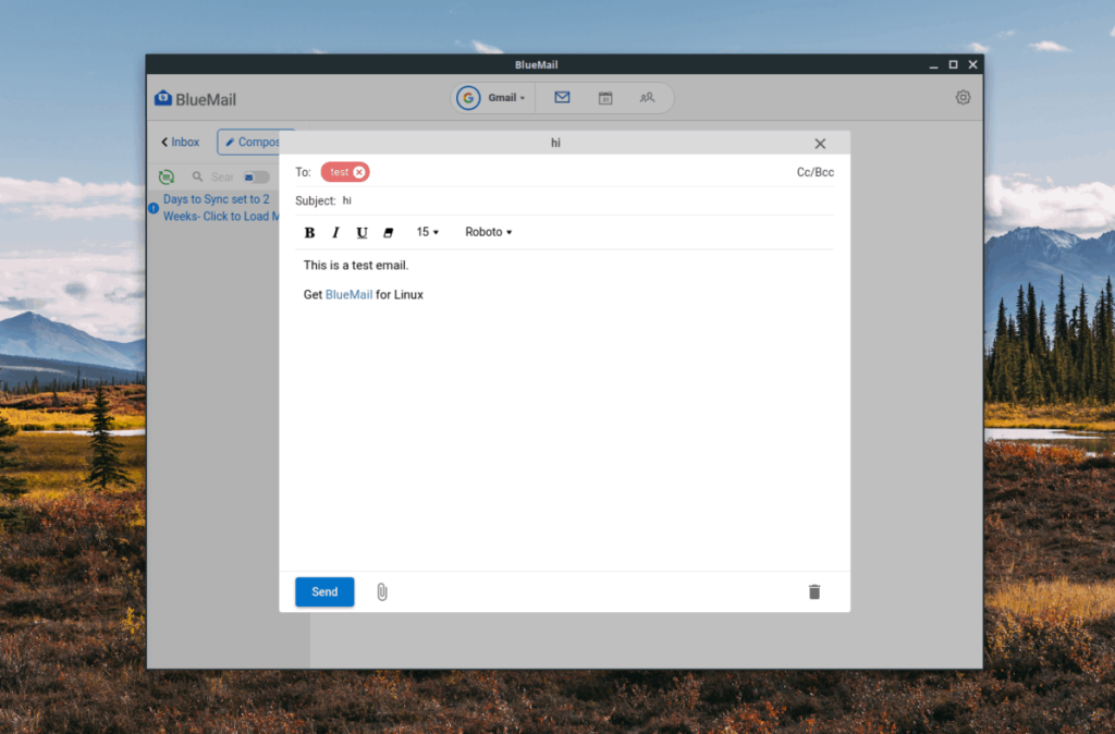 วิธีตั้งค่า Bluemail บน Linux