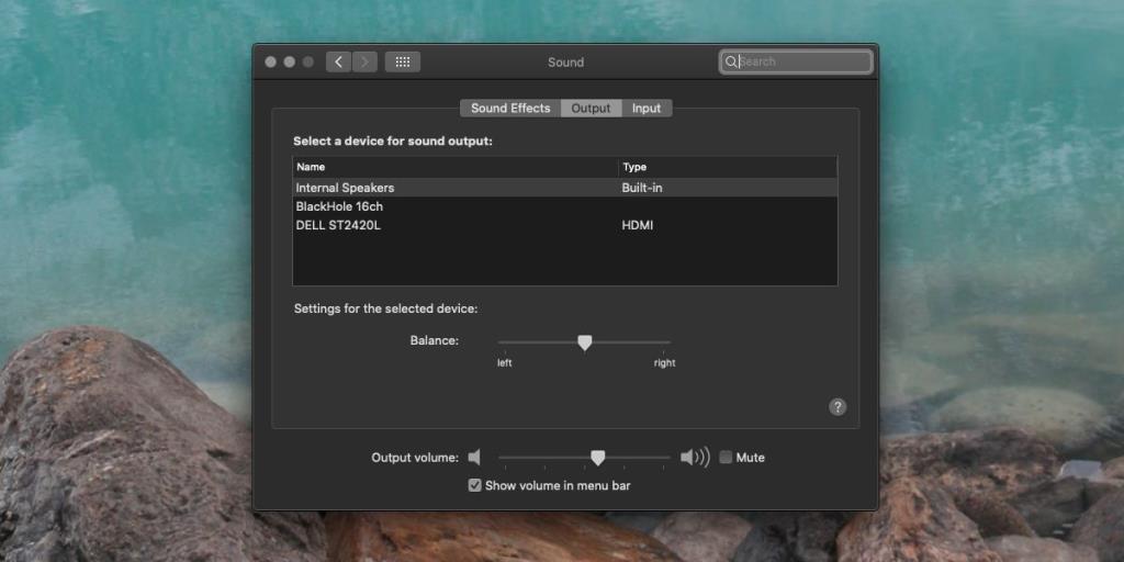 Cara mengubah input/output audio di macOS