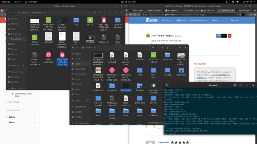 วิธีเปลี่ยนเป็นโหมดมืดใน Gnome Shell