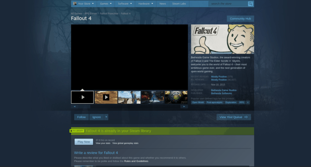 Cách chơi Fallout 4 trên Linux