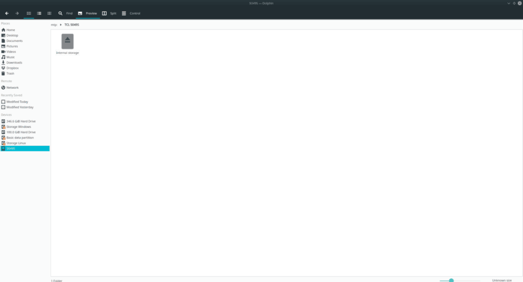 Cara menggunakan perangkat Android untuk mencadangkan file Linux