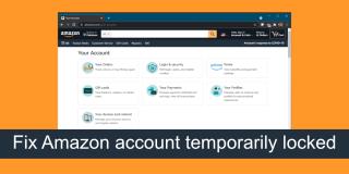 Come riparare laccount Amazon temporaneamente bloccato