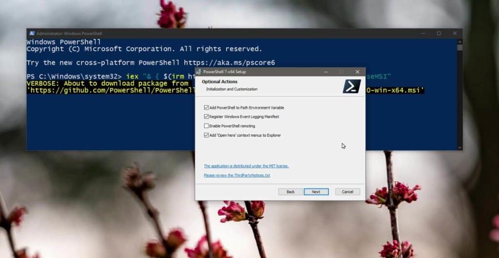 Cách cập nhật lên PowerShell 7.0 trên Windows 10