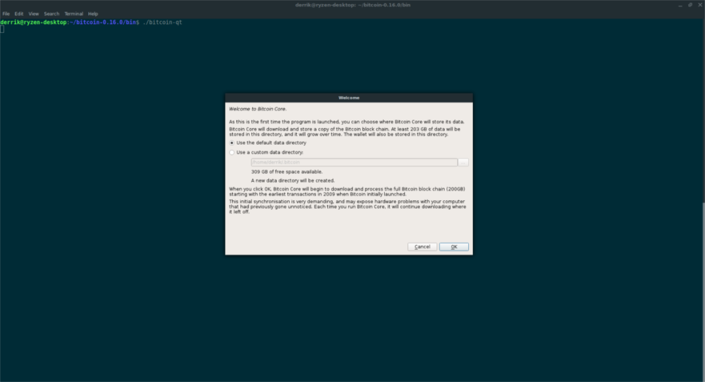 So installieren und aktivieren Sie Bitcoin Core Wallet unter Linux