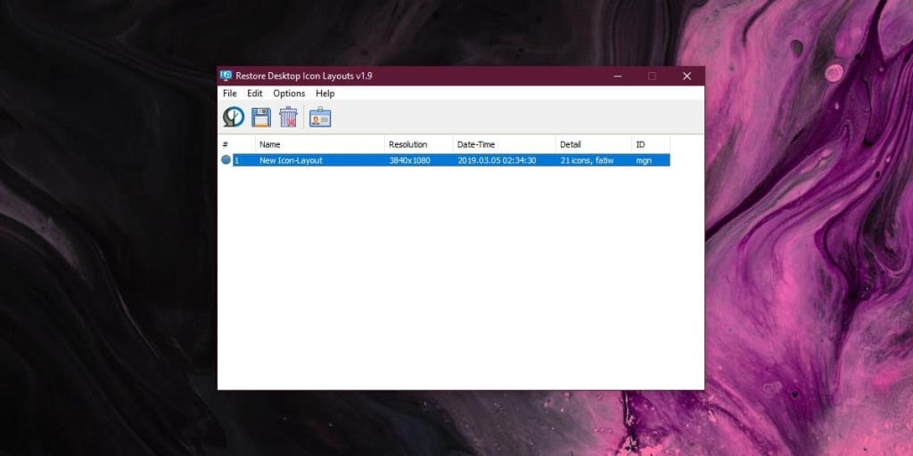 Bagaimana cara menyimpan tata letak ikon desktop di Windows 10