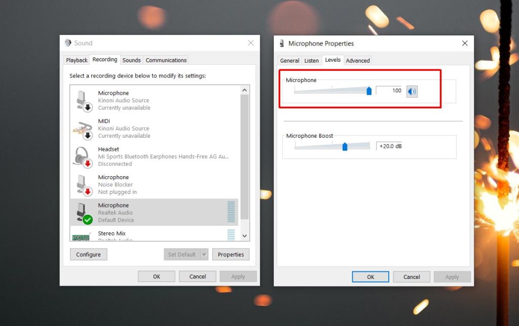 Como alterar o volume do microfone no Windows 10