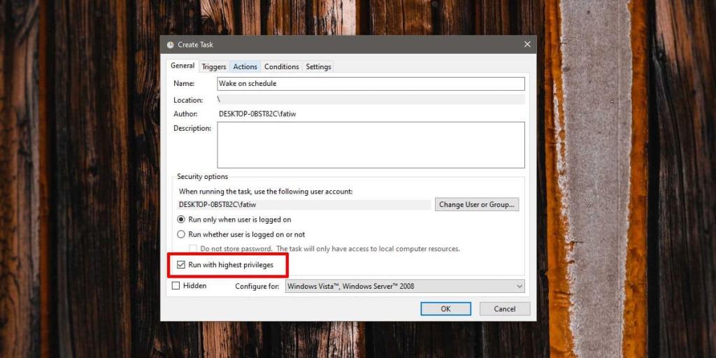 Cara membuat pengatur waktu bangun untuk Windows 10