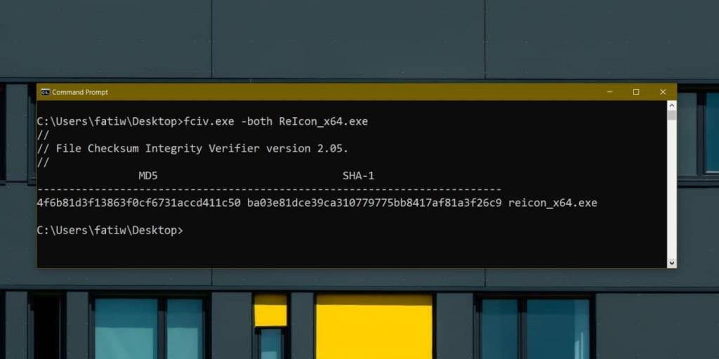 Como verificar a soma de verificação de um arquivo no Windows 10