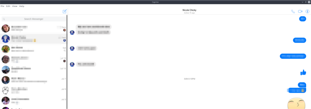 Cómo acceder a Facebook Messenger en el escritorio de Linux con Caprine