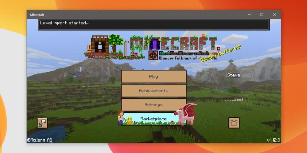 Cara memasang add-on di Minecraft di Windows 10