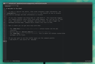 Cara menginstal editor kode GitHub Atom di Linux