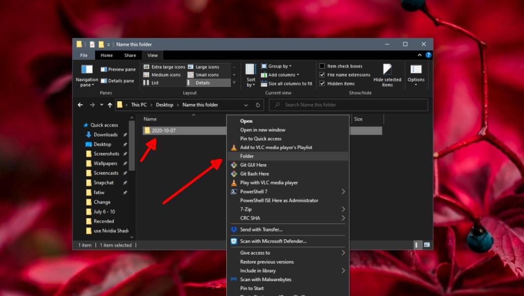 Cara mengubah nama folder baru default di Windows 10