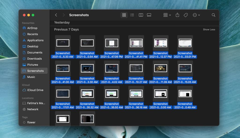 Cara memilih banyak file di macOS