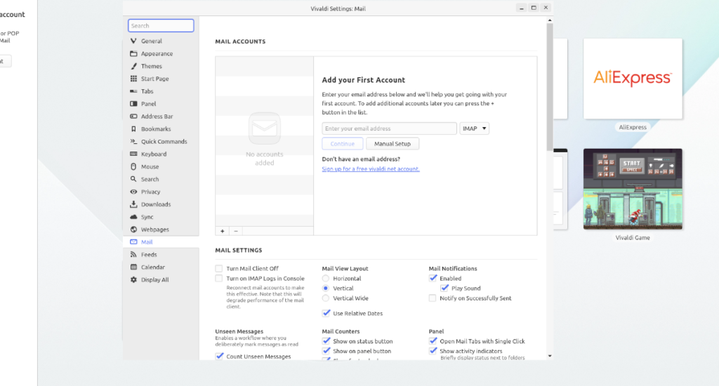 Cara mencoba klien email Vivaldi baru di Linux