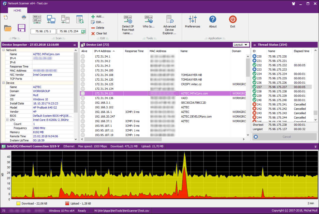 Usando Nmap para Ping Scan + outras ferramentas para usar