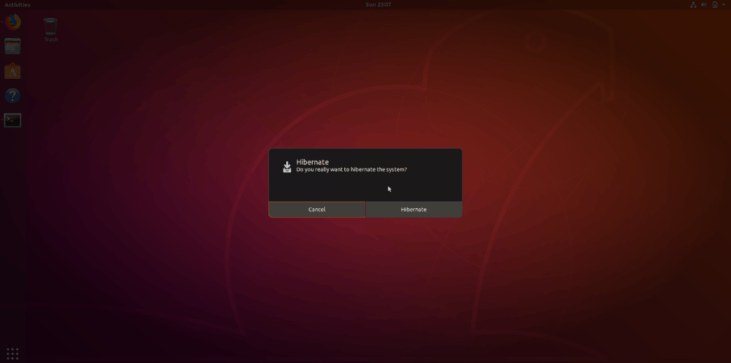 วิธีคืนค่าโหมด ไฮเบอร์เนต บน Ubuntu