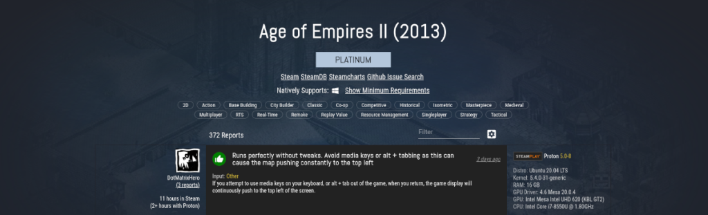 Wie man Age of Empires II (2013) unter Linux spielt