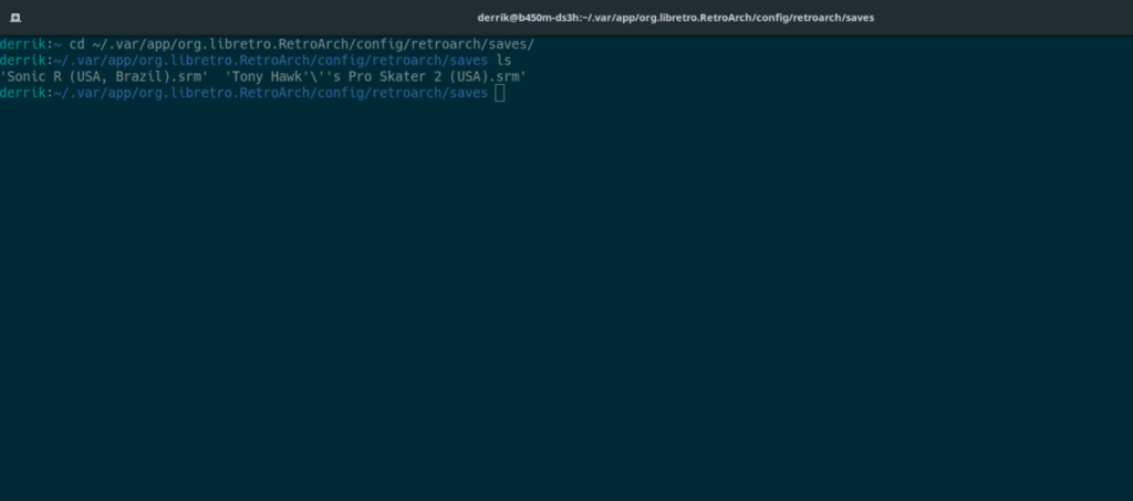 Cách sao lưu các bản lưu trò chơi Retroarch trên Linux