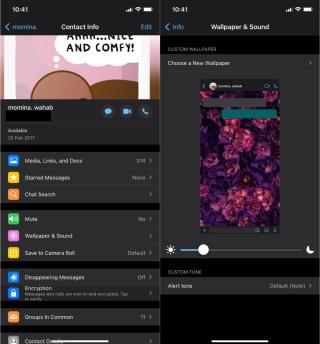 Como definir papéis de parede personalizados para bate-papo no Whatsapp