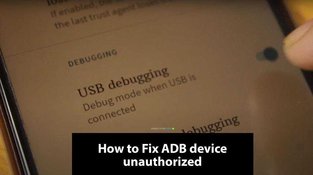 Cómo reparar un mensaje no autorizado del dispositivo ADB en Android