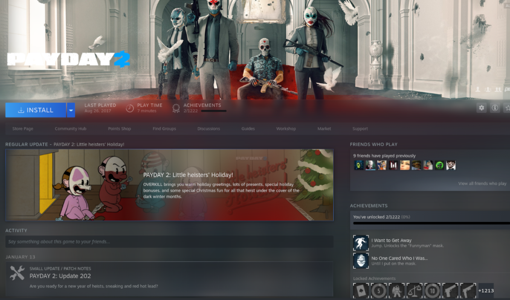 Wie man Payday 2 unter Linux spielt