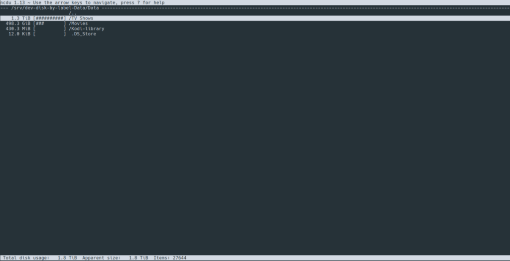 Cara menganalisis penggunaan ruang disk di Linux dari Terminal