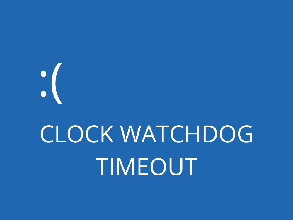 (Corrigido) Erro CLOCK WATCHDOG TIMEOUT no Windows 10