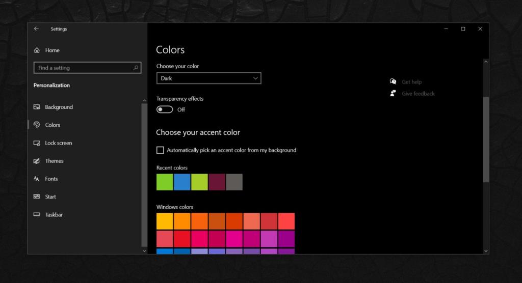 วิธีแก้ไขการแสดงสีบนทาสก์บาร์เป็นสีเทาใน Windows 10