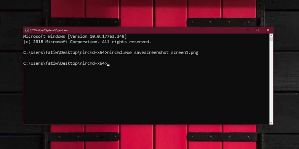 Cách chụp ảnh màn hình từ Command Prompt trên Windows 10