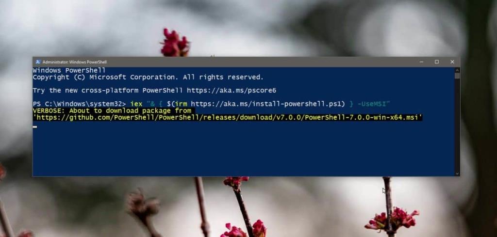 Cách cập nhật lên PowerShell 7.0 trên Windows 10