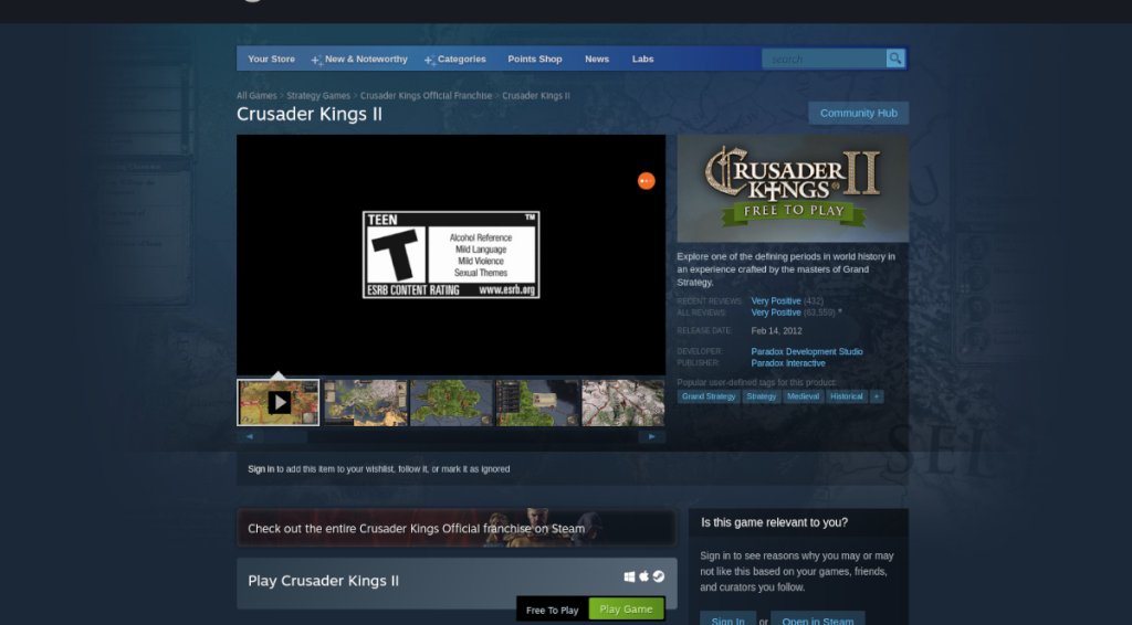 Как играть в Crusader Kings II в Linux