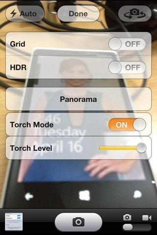 Adicionar modo de tocha e controle de intensidade de flash ao aplicativo de câmera do iPhone com PhotoTorch