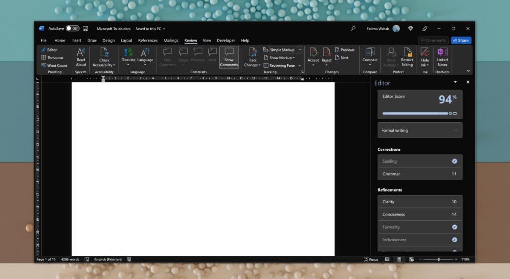 Cara menjalankan pemeriksaan ejaan di Microsoft Word