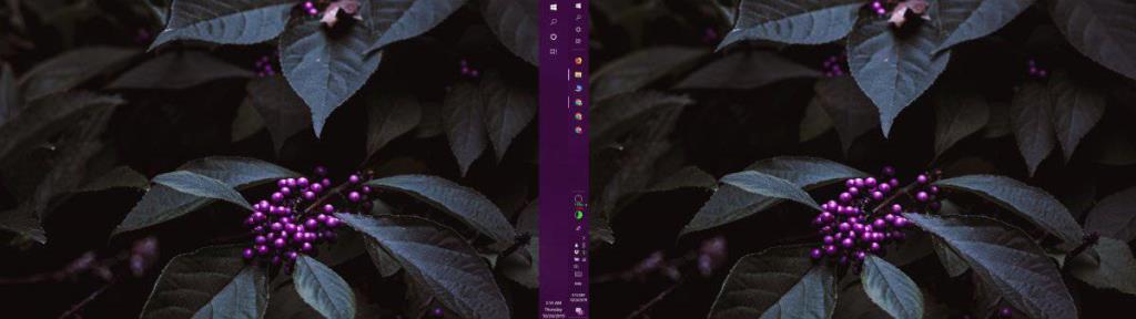 Cara mengatur orientasi bilah tugas khusus untuk beberapa tampilan di Windows 10