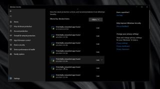 Cara menghapus riwayat perlindungan di Windows Defender di Windows 10