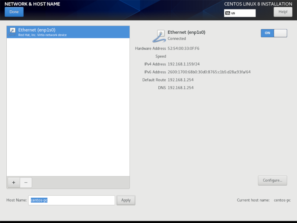 Come installare la workstation CentOS 8