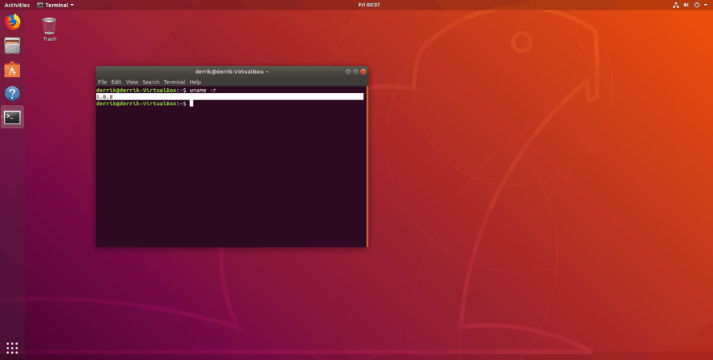 วิธีใช้เคอร์เนล Linux 5 บน Ubuntu 18.04 LTS