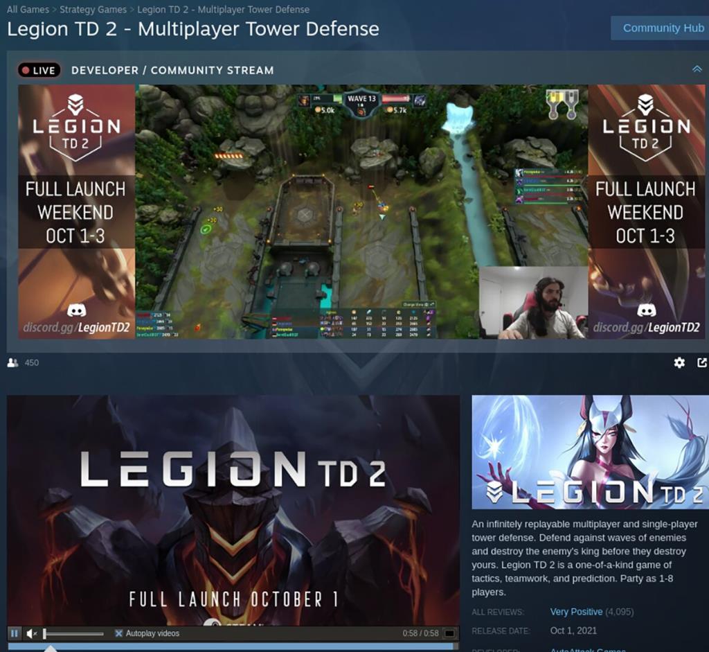 Cara memainkan Legion TD 2 di Linux