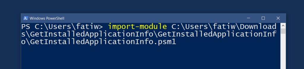 Использование сценария PowerShell для получения списка установленных приложений в Windows