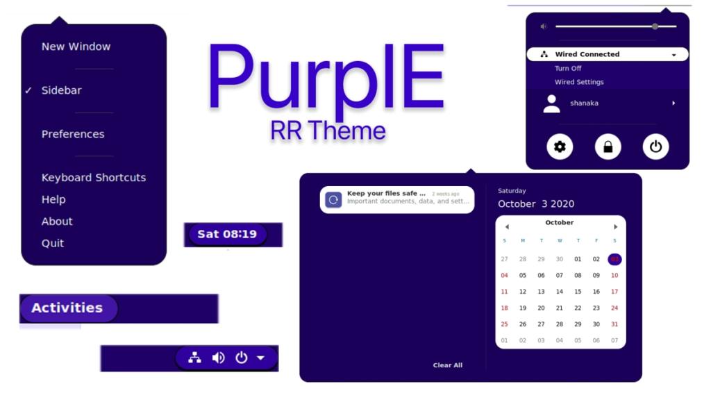 Cómo instalar el tema PurpIE Gnome Shell en Linux