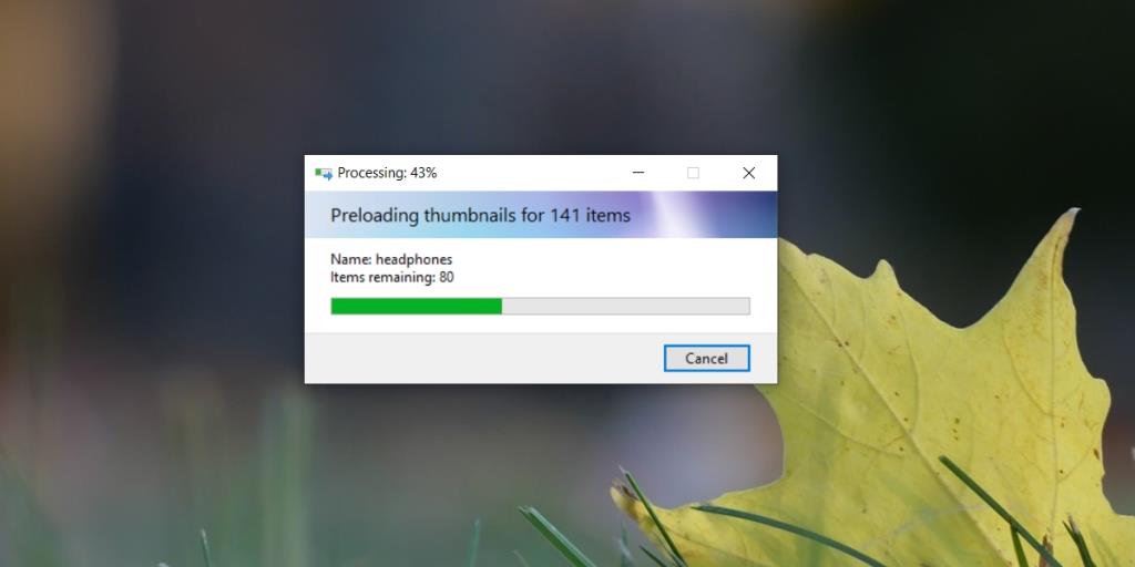 Cara memuat thumbnail untuk file dan folder di Windows 10