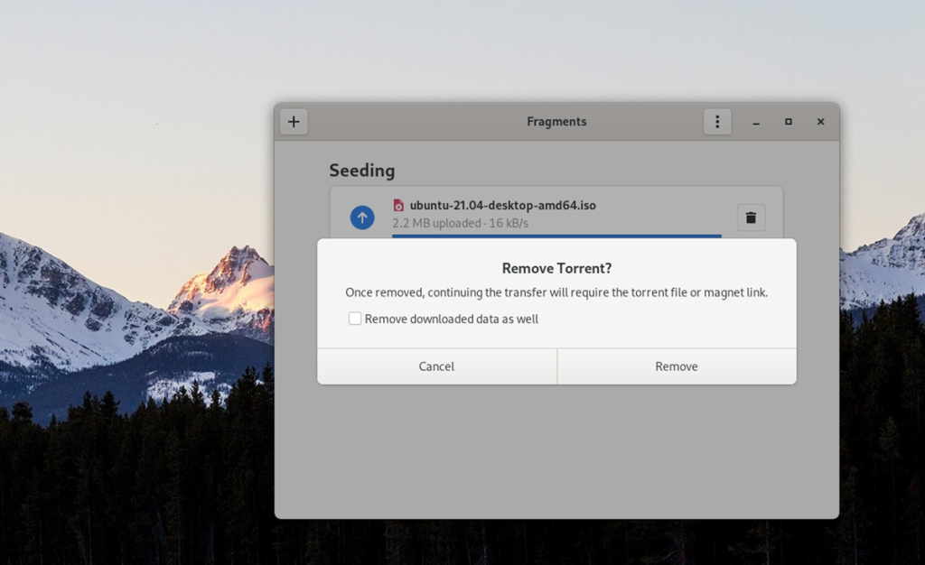 Come configurare e utilizzare Fragments BitTorrent Client su Linux