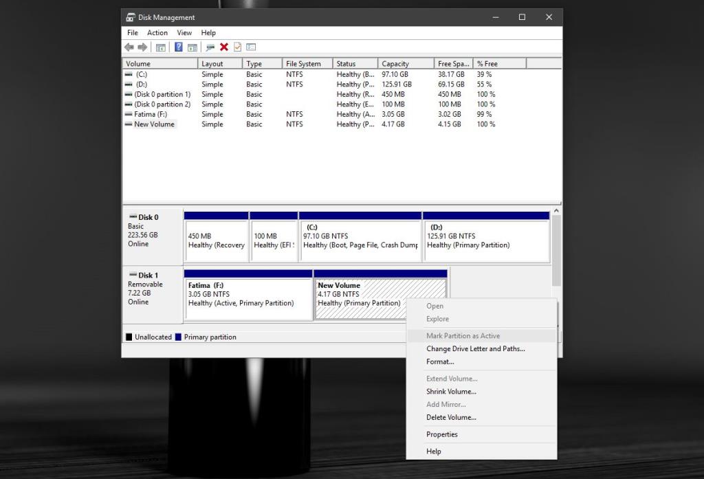 วิธีแบ่งพาร์ติชัน USB หรือการ์ด SD ด้วยการจัดการดิสก์ใน Windows 10