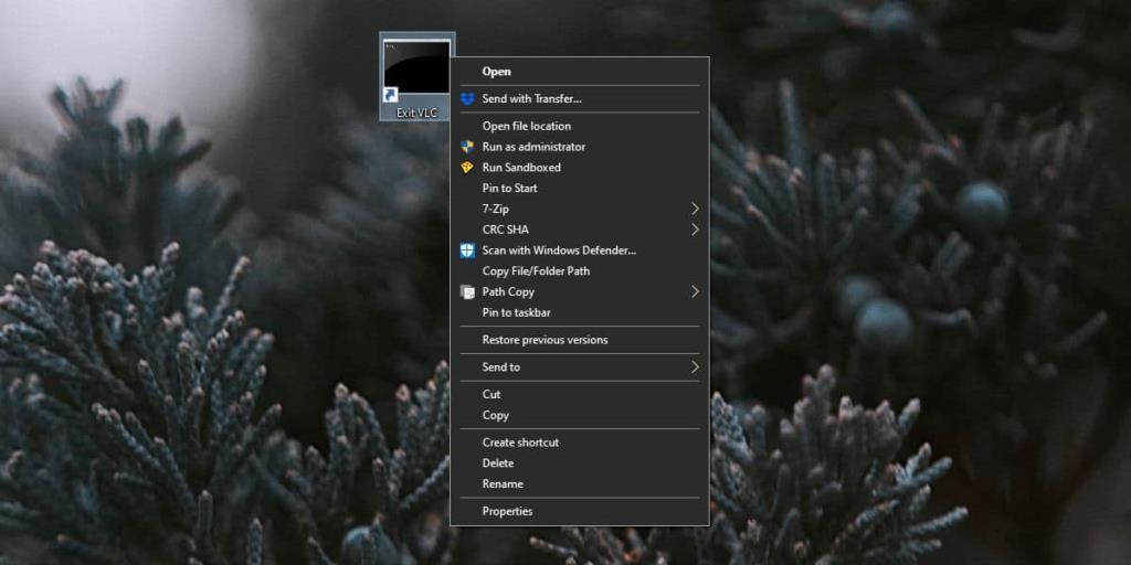 Cara menjalankan skrip Batch dari bilah tugas atau menu Mulai di Windows 10