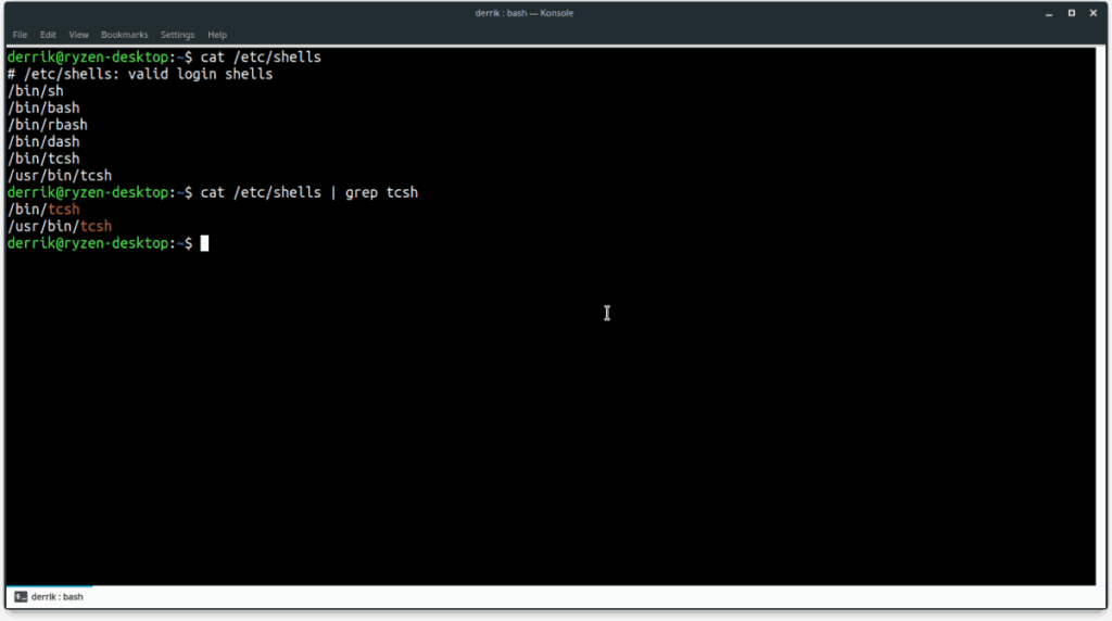 Cómo cambiar de Bash a C Shell en Linux