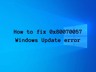 如何修復 Windows 更新上的錯誤 0x80070057（完整指南）