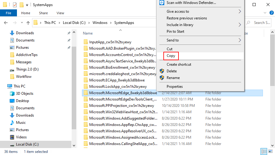 Microsoft Edgei Windows 10dan Kaldırma